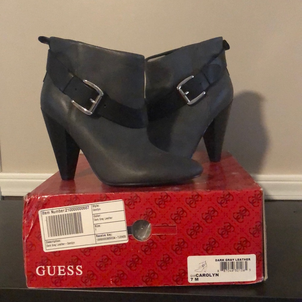 Guess grey booties